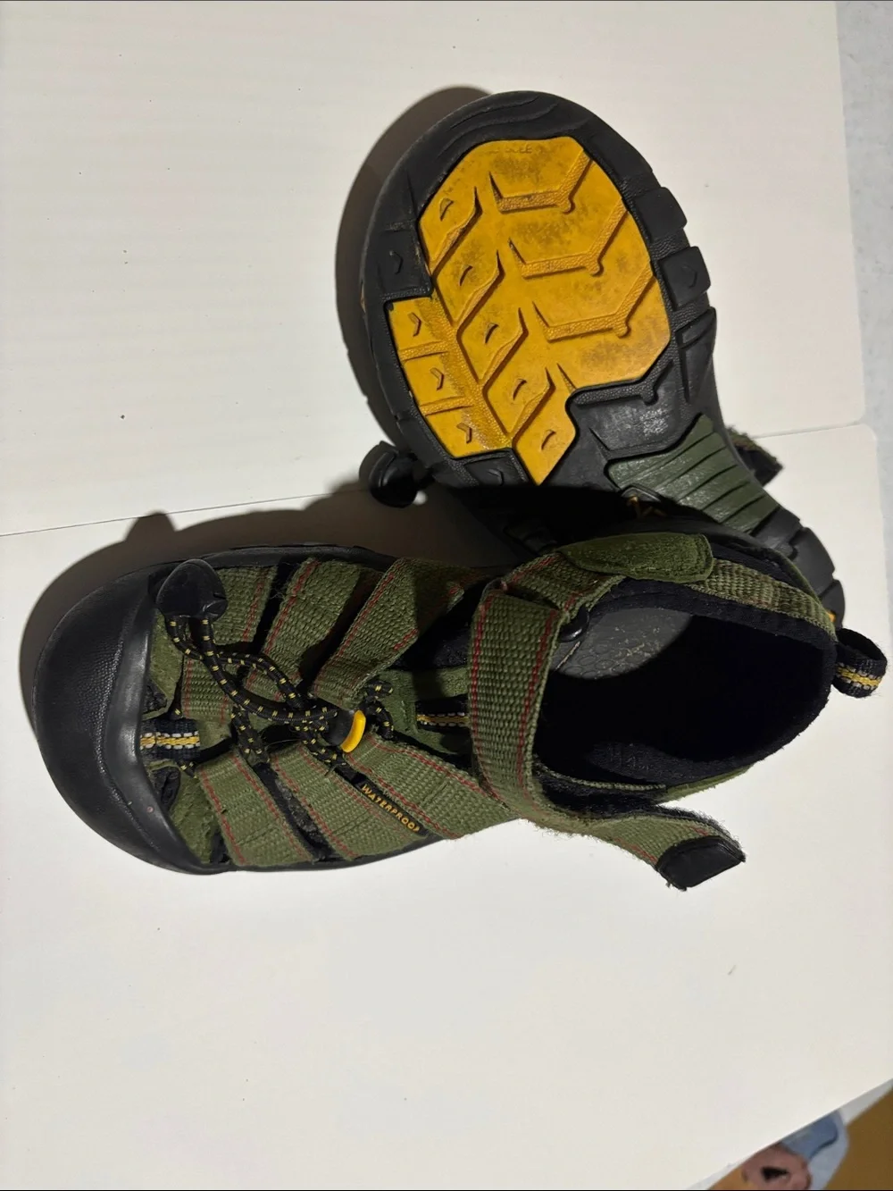Keen Olive Green Kids Outdoor Sandals